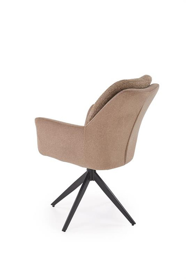 Krzesło z funkcją obracania K591 w brązowym kolorze