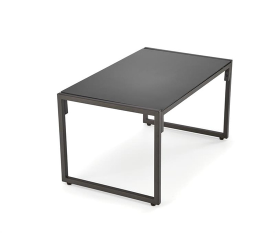 Zestaw ogrodowy SHARK w kolorze ciemny brąz / cappuccino – sofa, dwa fotele i ława