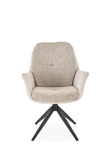 Krzesło z funkcją obracania K591 jasny szary