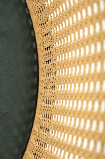 Krzesło K508 w kolorze ciemnozielonym velvet 