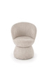 Krzesło z funkcją obrotu K581 w beżowym odcieniu