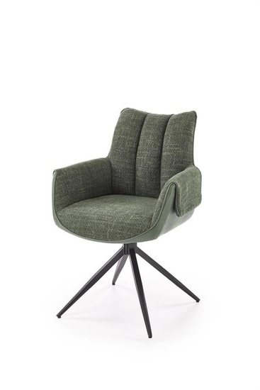 Krzesło z funkcją obrotu K579 w zielonym kolorze 