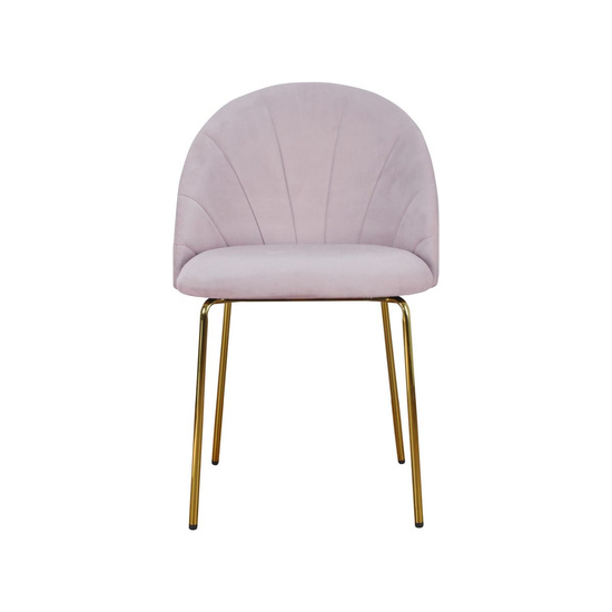 Tapicerowane krzesło HILARIO original gold w styl glamour