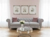 Pikowana sofa ROARK Chesterfield 3-osobowa
