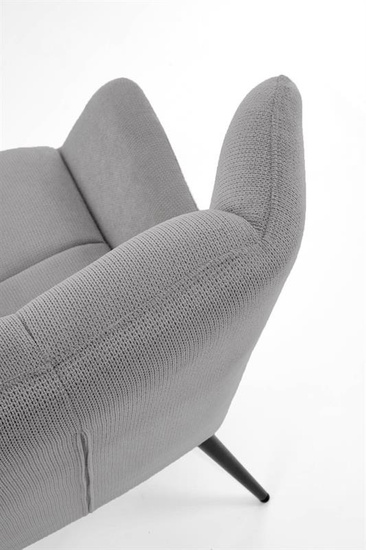 Fotel wypoczynkowy BYRON w kolorze popielatym