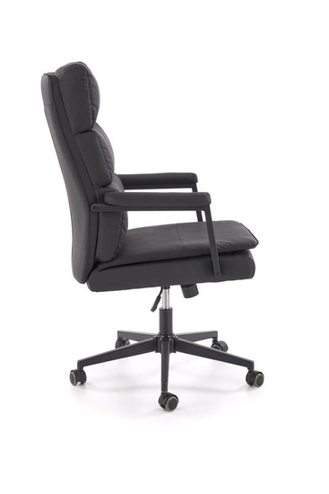 Fotel obrotowy ADRIANO 2 czarna ekoskóra z mechanizmem TILT