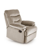 Elegancki fotel wypoczynkowy DRAGER w kolorze beżowym