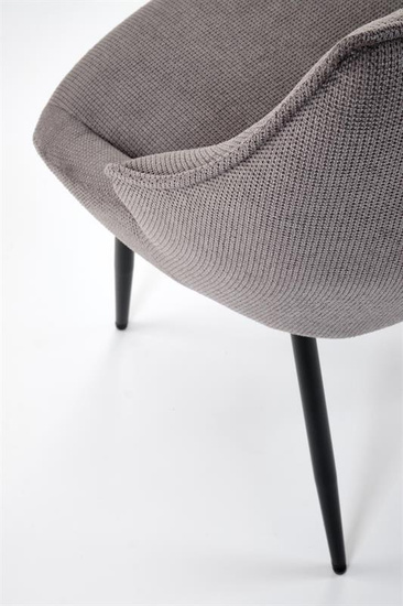 Krzesło K543 w kolorze popielatym