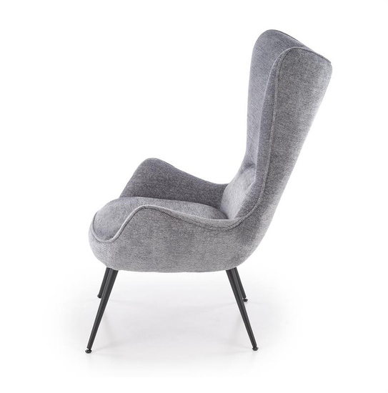 Fotel wypoczynkowy JUKON w kolorze popielatym