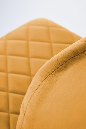 Krzesło K525 w kolorze musztardowym 