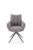 Krzesło z funkcją obrotu K579 w popielatym kolorze