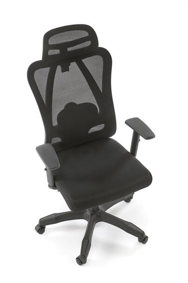 Ergonomiczny fotel gabinetowy RAMOS w kolorze czarnym z funkcją MULTIBLOCK