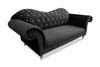 Elegancka tapicerowana sofa BECKY z pikowanym oparciem