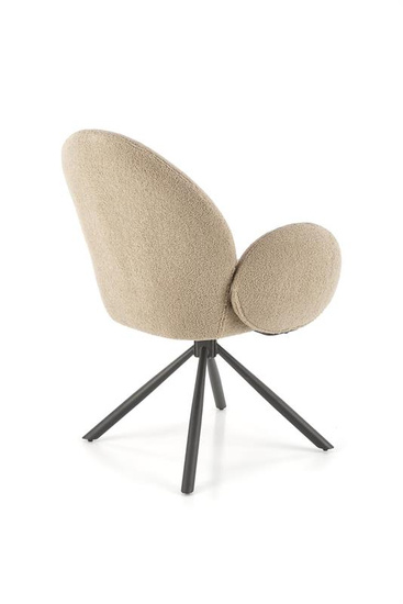 Krzesło K498 w kolorze cappuccino boucle