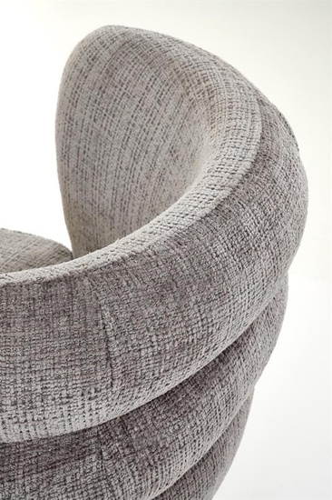 Krzesło kubełkowe K575 w popielatym kolorze