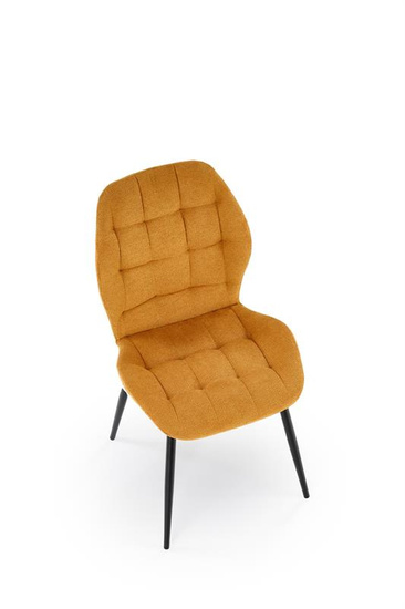 Krzesło K548 w kolorze musztardowym 