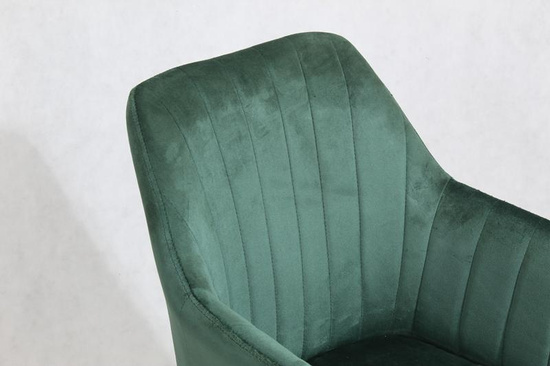 Fotel kubełkowy do biurka FABIO zielony/czarny