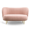Nowoczesna sofa IKARO II ze złotymi nogami