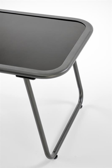 Nowoczesny zestaw ogrodowy HUDSON w kolorze popielaty/brązowy