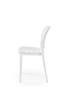 Krzesło K529 w kolorze białym – elegancja i prostota w nowoczesnym wydaniu