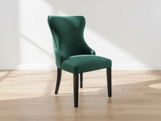 Gładkie krzesło tapicerowane GOLDI proste nogi