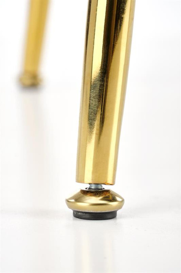 Krzesło K500 w kolorze beżowo-czarnym velvet 