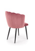 Krzesło K386 w kolorze różowym 