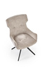 Krzesło z obrotowym siedziskiem K573 w popielatym kolorze