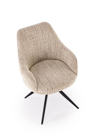 Krzesło z funkcją obracania K564 w beżowym kolorze