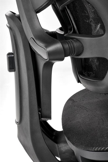 Fotel gabinetowy ASTRAL czarny z siatki z mechanizmem MULTIBLOCK