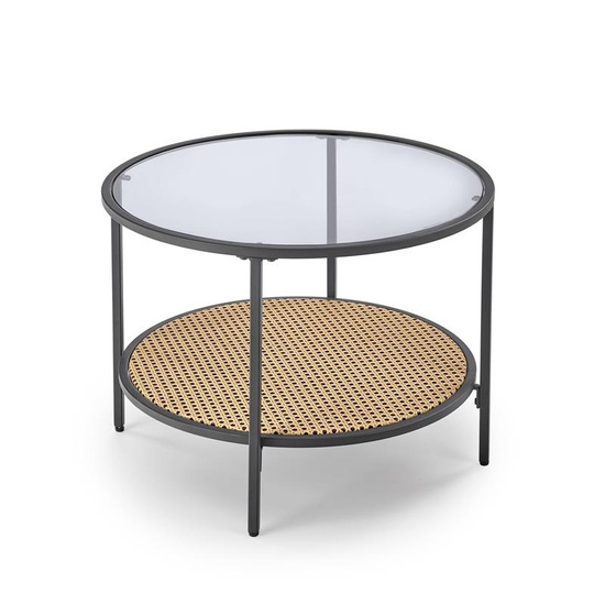 Stylowa ława DAKOTA w kolorze dymiony / naturalny