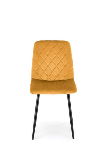 Krzesło K525 w kolorze musztardowym 