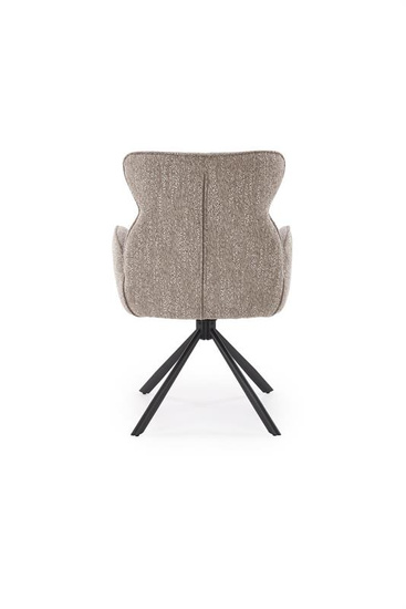 Krzesło z obrotowym siedziskiem K571 w kolorze ciemny beżowy