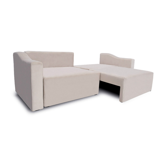 Nowoczesna sofa BETINA z funkcją spania i pojemnikiem na pościel