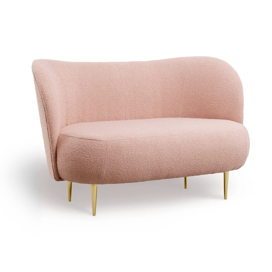 Nowoczesna sofa IKARO II ze złotymi nogami