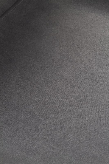 Krzesło K381 w kolorze popielatym ze złotą podstawą