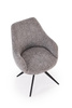Krzesło z funkcją obracania K564 w popielatym kolorze
