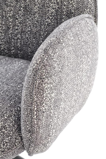 Krzesło z obrotowym siedziskiem K571 w popielatym kolorze