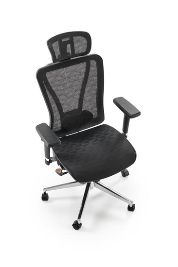 Fotel gabinetowy VIXEN w kolorze czarnym