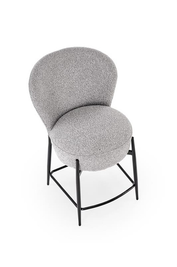 Stylowy hoker H126 w kolorze popielatym