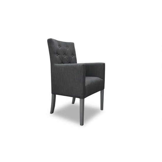 Eleganckie krzesło z podłokietnikami COLIN 84 z minimalistycznym designem