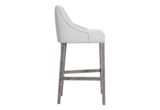 Elegancki hoker MASTER 97 z pikowaniem karo z guzikami