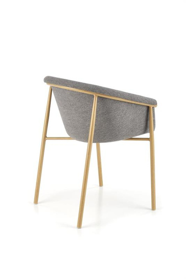 Krzesło K489 w kolorze popielatym 