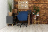 Fotel kubełkowy do biurka FABIO granatowy/czarny