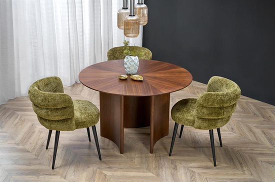 Krzesło kubełkowe K575 w oliwkowym kolorze