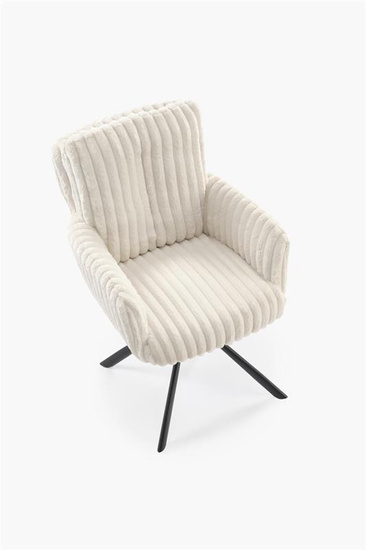 Krzesło z obrotowym siedziskiem K572 w kremowym kolorze