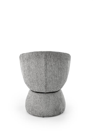 Krzesło z funkcją obrotu K581 w szarej tkaninie