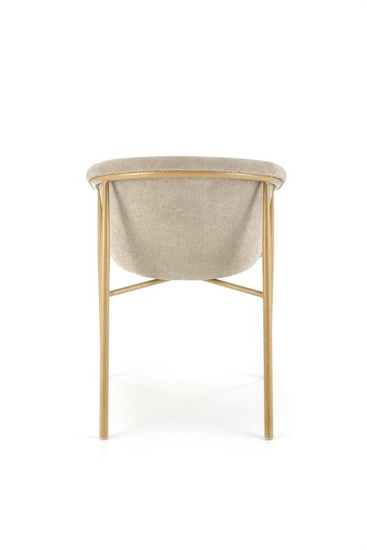 Krzesło K489 w kolorze beżowym 