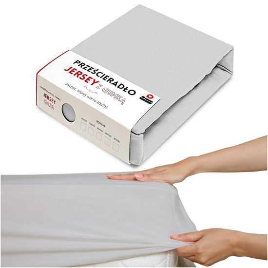 Prześcieradło 60 x 120 Jersey z Gumką Gaja 34J