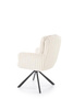 Krzesło z obrotowym siedziskiem K572 w kremowym kolorze